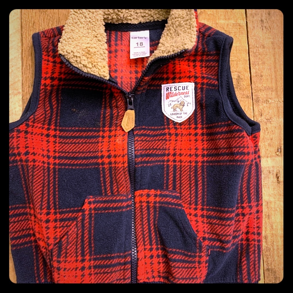 Plaid vest